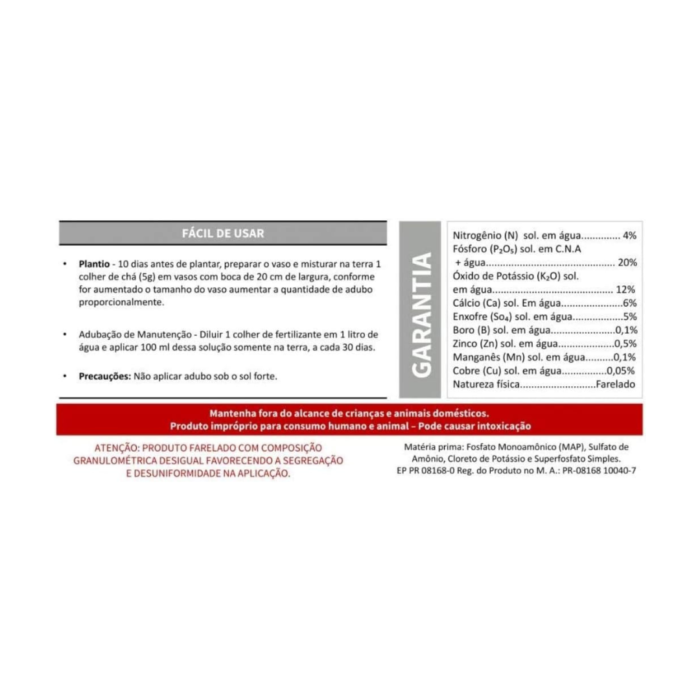 FERTILIZANTE PARA ROSA DO DESERTO - 150G - VITAPLAN - Imagem 2