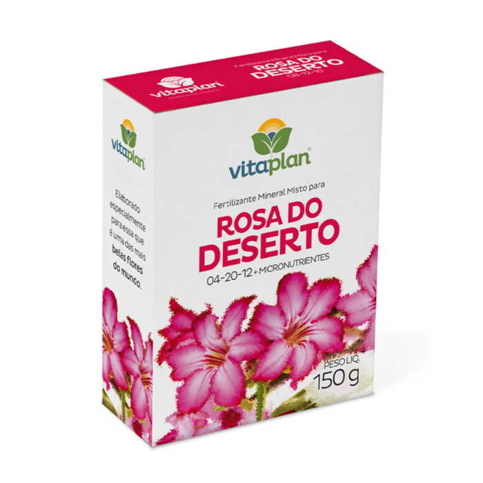 FERTILIZANTE PARA ROSA DO DESERTO - 150G - VITAPLAN - Imagem 3