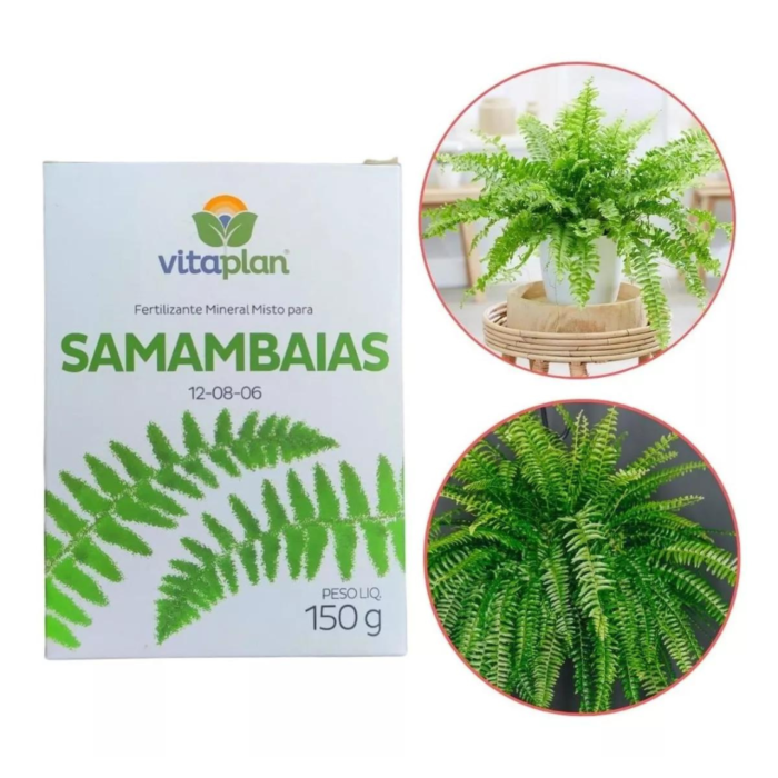 FERTILIZANTE PARA SAMAMBAIAS - 150G - VITAPLAN - Imagem 3