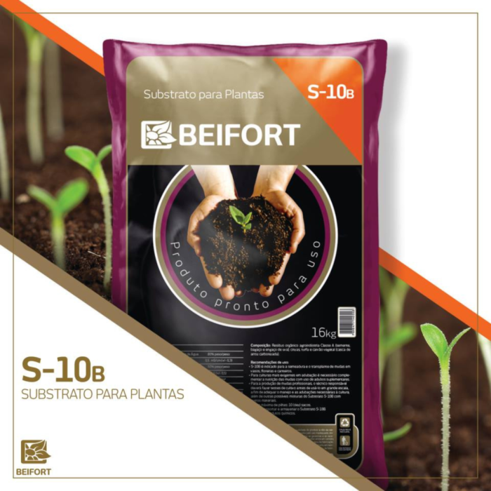 BF SUBSTRATO S10 - 16KG BEIFORT - Imagem 2