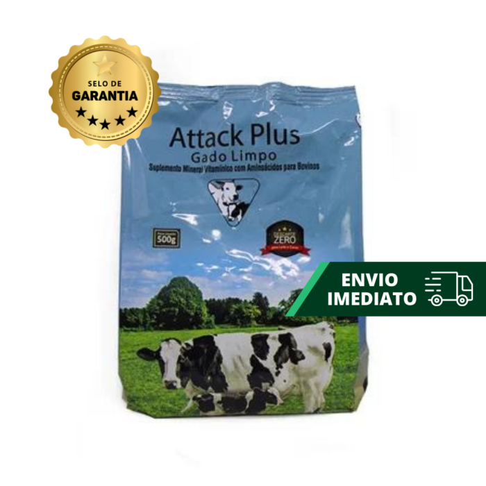 ATTAK PLUS GADO LIMPO PÓ 500 GRAMA
