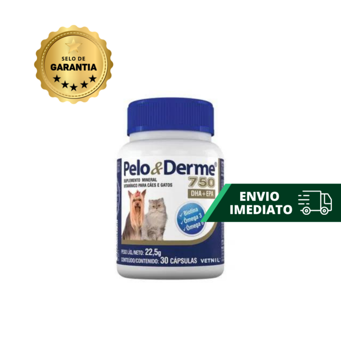 PELO E DERME 750 MG