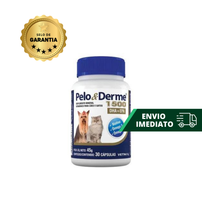 PELO E DERME 1500 MG