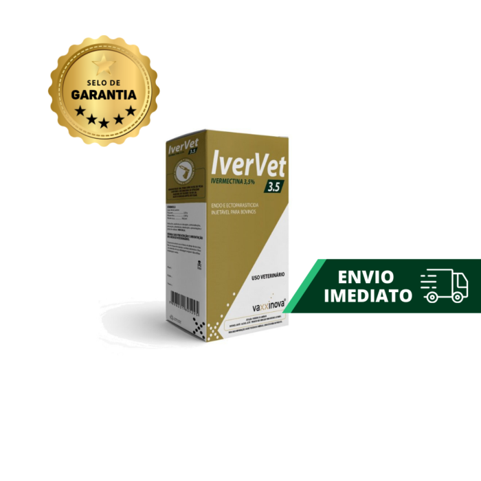 IVERVET 3,5% INJETAVEL 500 ML