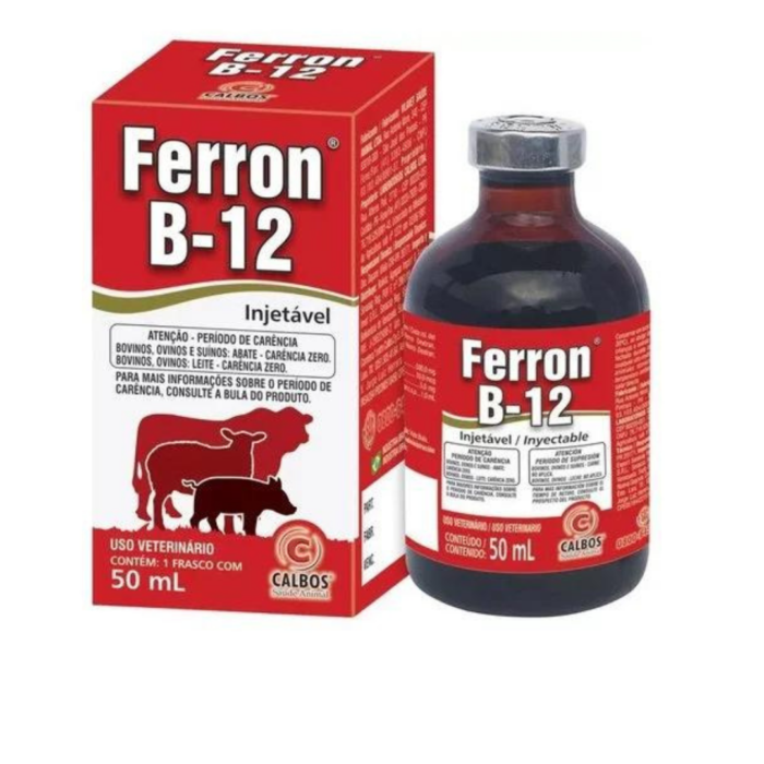 FERRON B12 50 ML CALBOS - Imagem 3