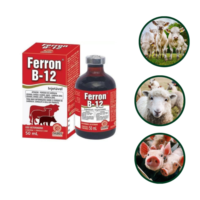 FERRON B12 50 ML CALBOS - Imagem 2