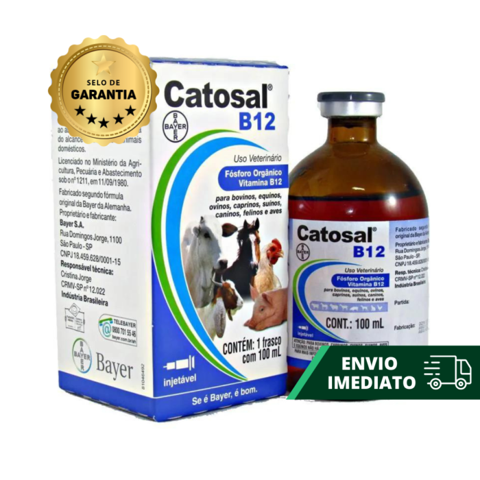 CATOSAL B-12 INJETAVEL 100 ML