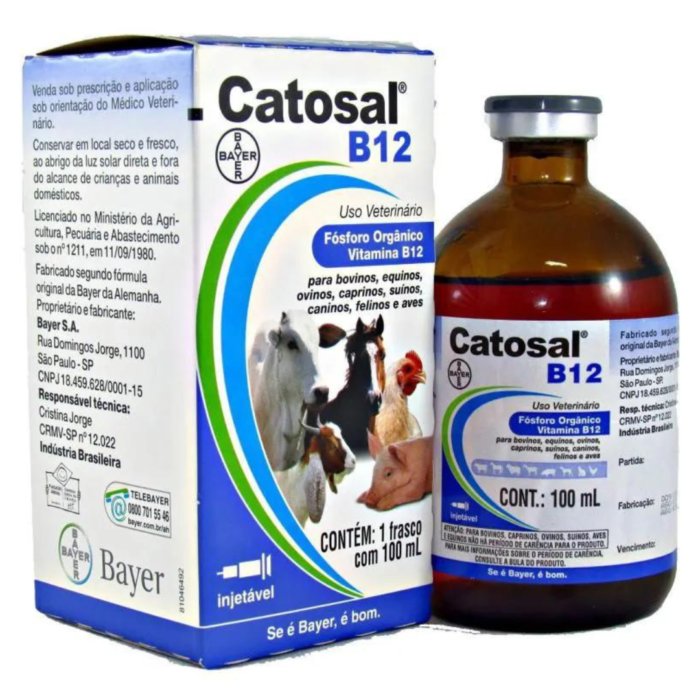 CATOSAL B-12 INJETAVEL 100 ML - Imagem 2