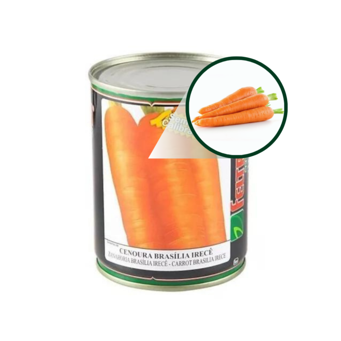 SEMENTE CENOURA BRASILIA IRECE 100 GR LATA FELTRIN - Imagem 3