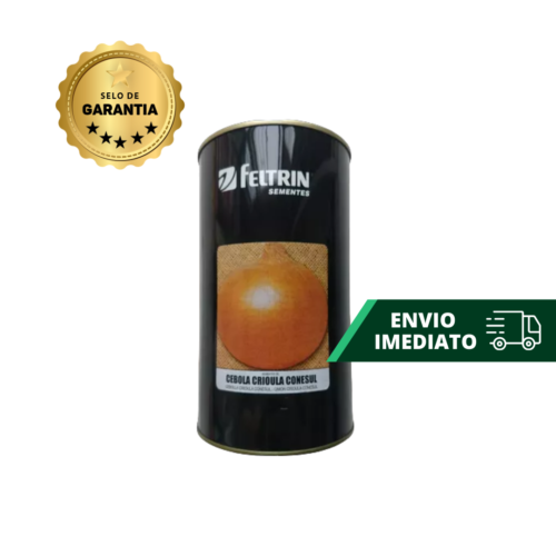 SEMENTE CEBOLA CRIOULA CONESUL 100 GR LATA FELTRIN
