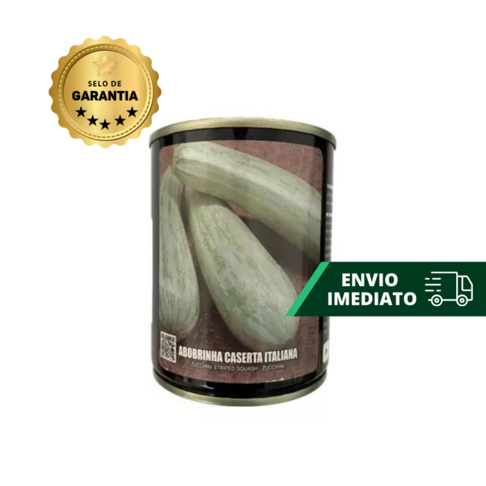 SEMENTE DE ABOBRINHA CASERTA ITALIANA - LATA DE 100G  - FELTRIN