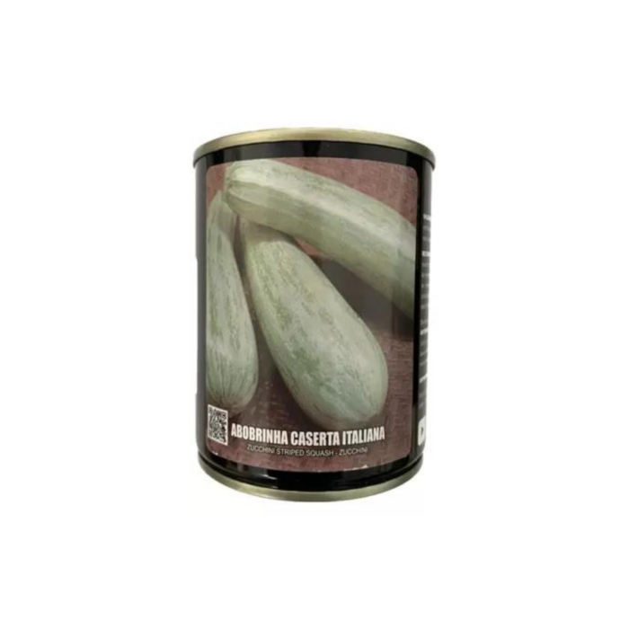 SEMENTE DE ABOBRINHA CASERTA ITALIANA - LATA DE 100G  - FELTRIN - Imagem 4
