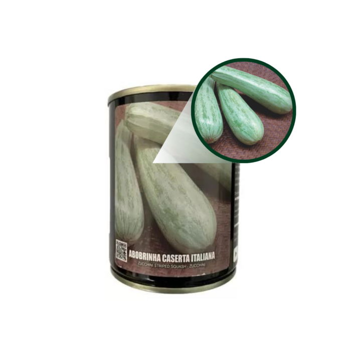 SEMENTE DE ABOBRINHA CASERTA ITALIANA - LATA DE 100G  - FELTRIN - Imagem 5
