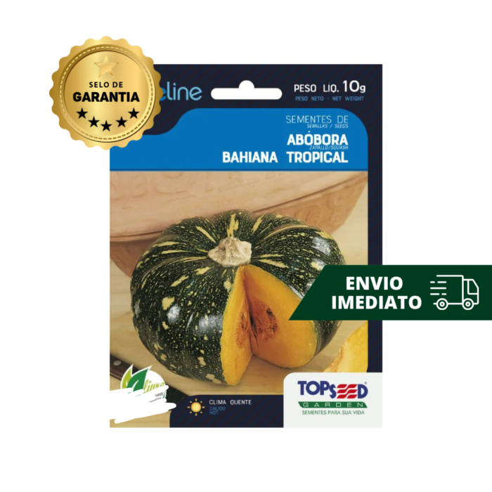 ABÓBORA BAHIANA TROPICAL BANDEJA 10 UNIDADES - TOPSEED