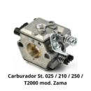 Carburador Argon Modelo Zama Para Motosserra Stihl 025 210 250 T2000 Peça De Reposição Compatível