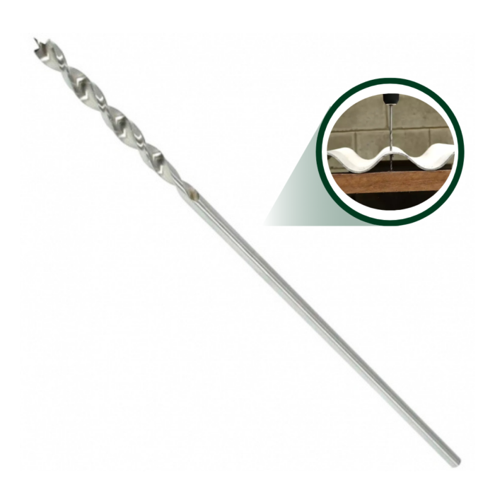 Broca Para Mourão 5/8 X 400mm Marca Irwin Alta Resistência E Perfuração Precisa - Image 3