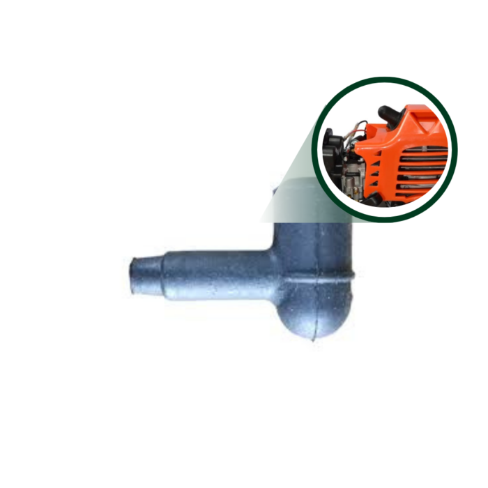 Cachimbo De Vela Universal Preto Para Motosserras E Roçadeiras Alta Resistência Fácil Instalação - Imagem 5