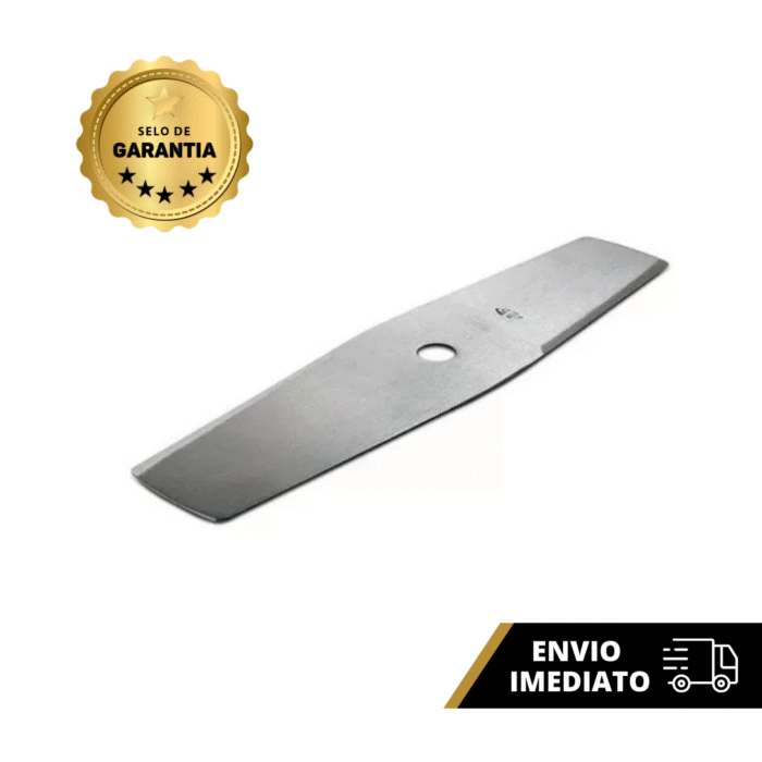 Faca 2 Pontas 350x20x2,0mm Polida Para Roçadeira Marca Colima - Imagem 3