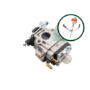 Carburador 43cc Para Roçadeira S430 Modelo Walbro Marca Rossel Código 193