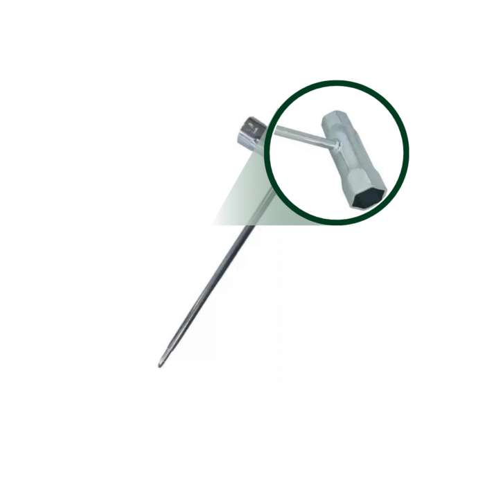 Chave De Vela 13 X 19 Ponta Torx Roçadeiras - Inox Código 247 - Imagem 4