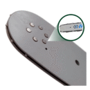 Sabre Para Motosserra 20 Polegadas 50cm 3/8 1,5mm 34 Dentes Ponta Rolante Marca Tillotson