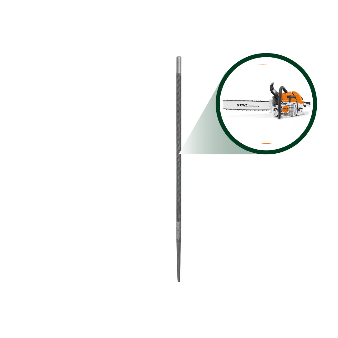 Lima Redonda Fina Para Motosserra 8 Polegadas 7/32 Kf Ideal Para Afiação De Corrente E Ferramentas De Corte - Imagem 2