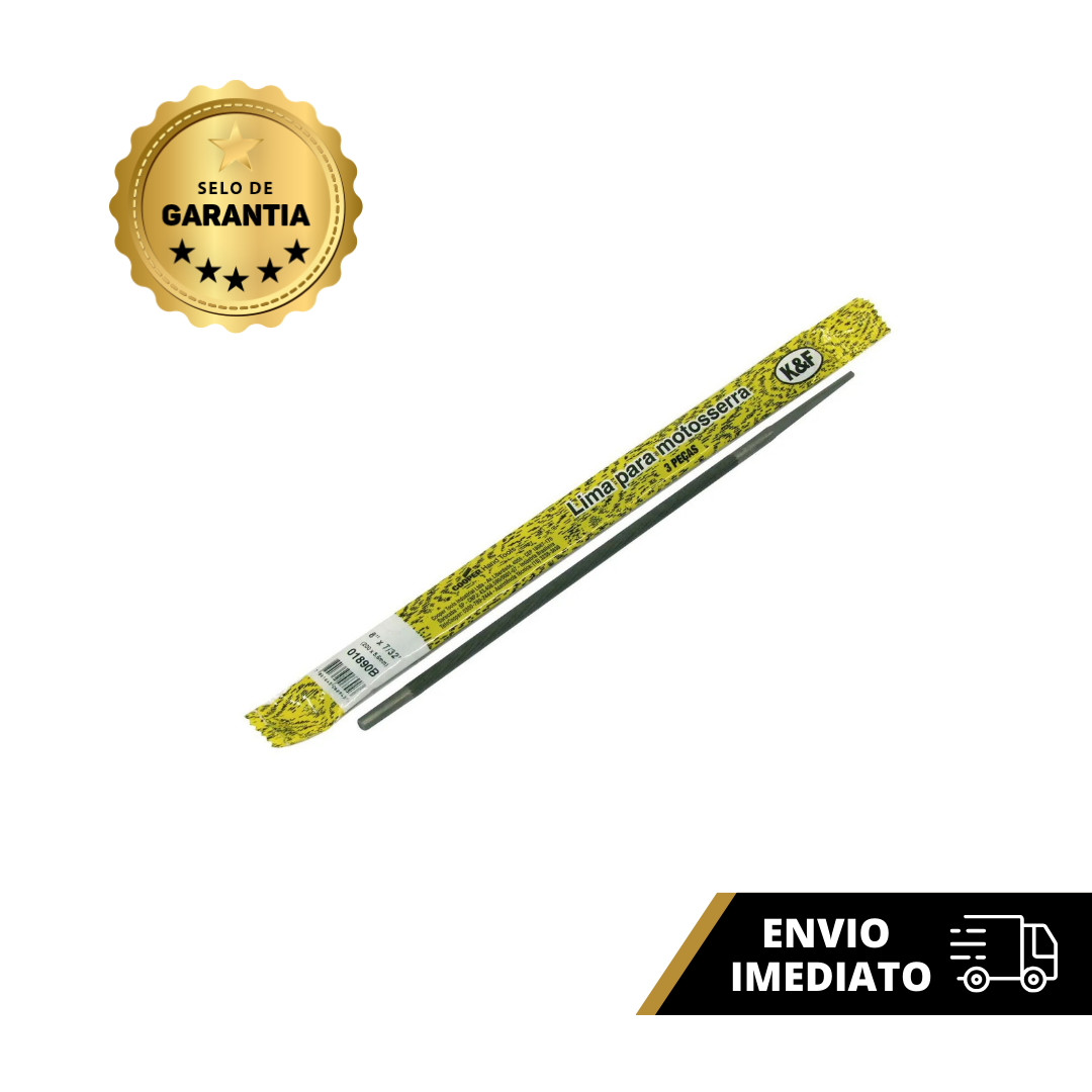 Lima Redonda Fina Para Motosserra 8 Polegadas 7/32 Kf Ideal Para Afiação De Corrente E Ferramentas De Corte - Imagem 4