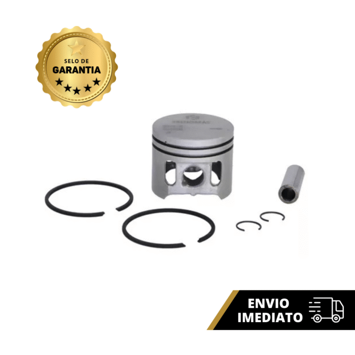 Pistão 40mm Com Anel Para Roçadeira Stihl FS 280 290 Argon Alta Durabilidade E Fácil Instalação Código 131 - Imagem 2