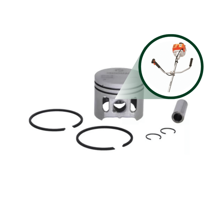 Pistão 40mm Com Anel Para Roçadeira Stihl FS 280 290 Argon Alta Durabilidade E Fácil Instalação Código 131 - Imagem 3