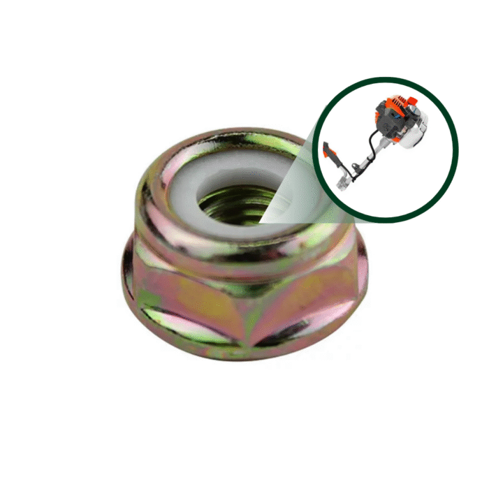Porca De Transmissão Flangeada M10x1,25 Para Roçadeira Husqvarna 226 Tu26 Tu43 S430 Importada Marca Argon Código 40