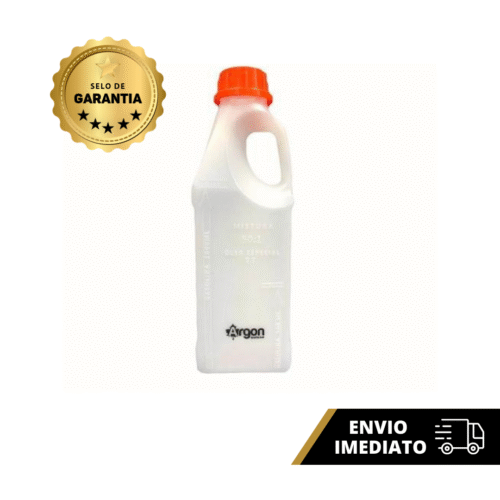 Misturador Dosador De Combustível 1 Litro Para Óleo 2 Tempos Motores Portáteis Motosserra Roçadeira Argon