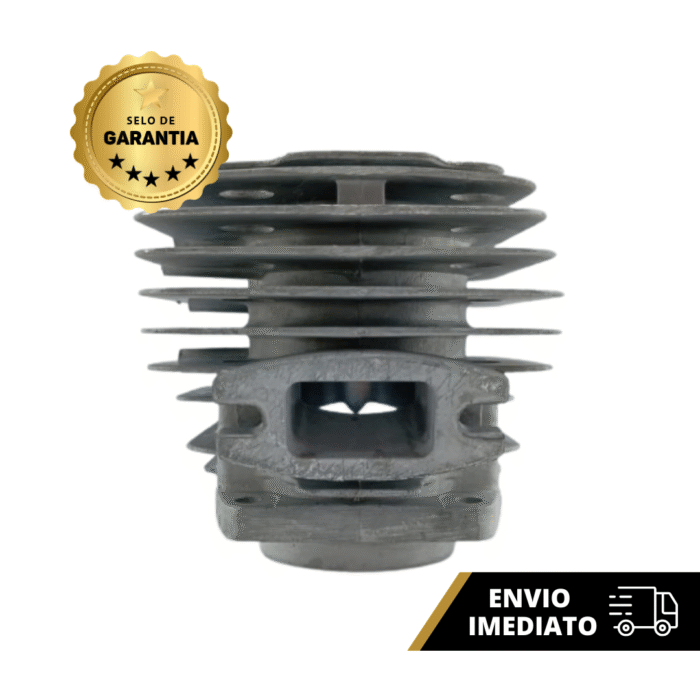 Cilindro Completo 45,2mm Para Motosserra 58cc Compatível Rossel Alta Durabilidade E Aplicação Multimarcas