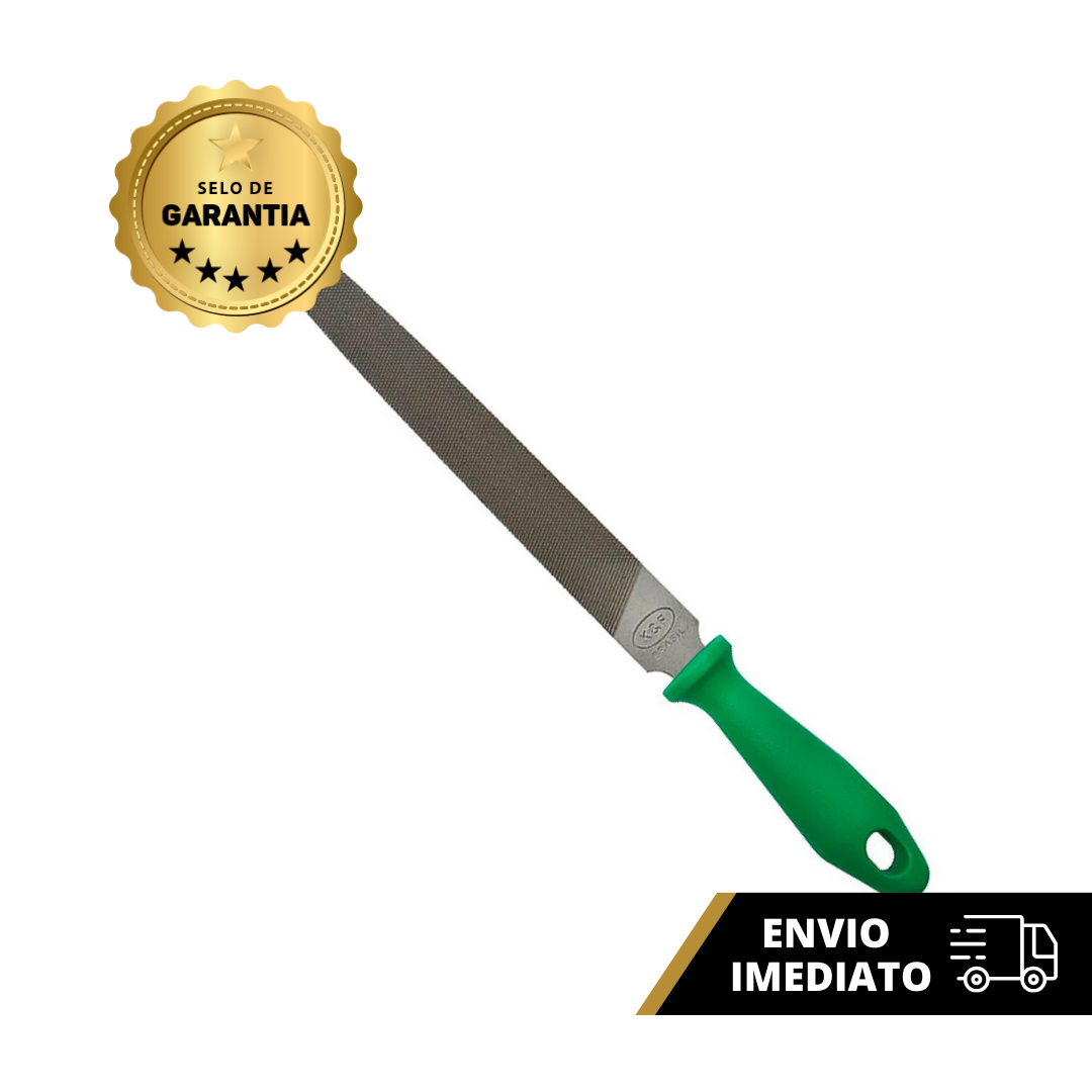 Lima Chata Kf 8 Polegadas Para Enxada E Facão Afiar Ferramentas Corte Manual Alta Resistência - Imagem 3