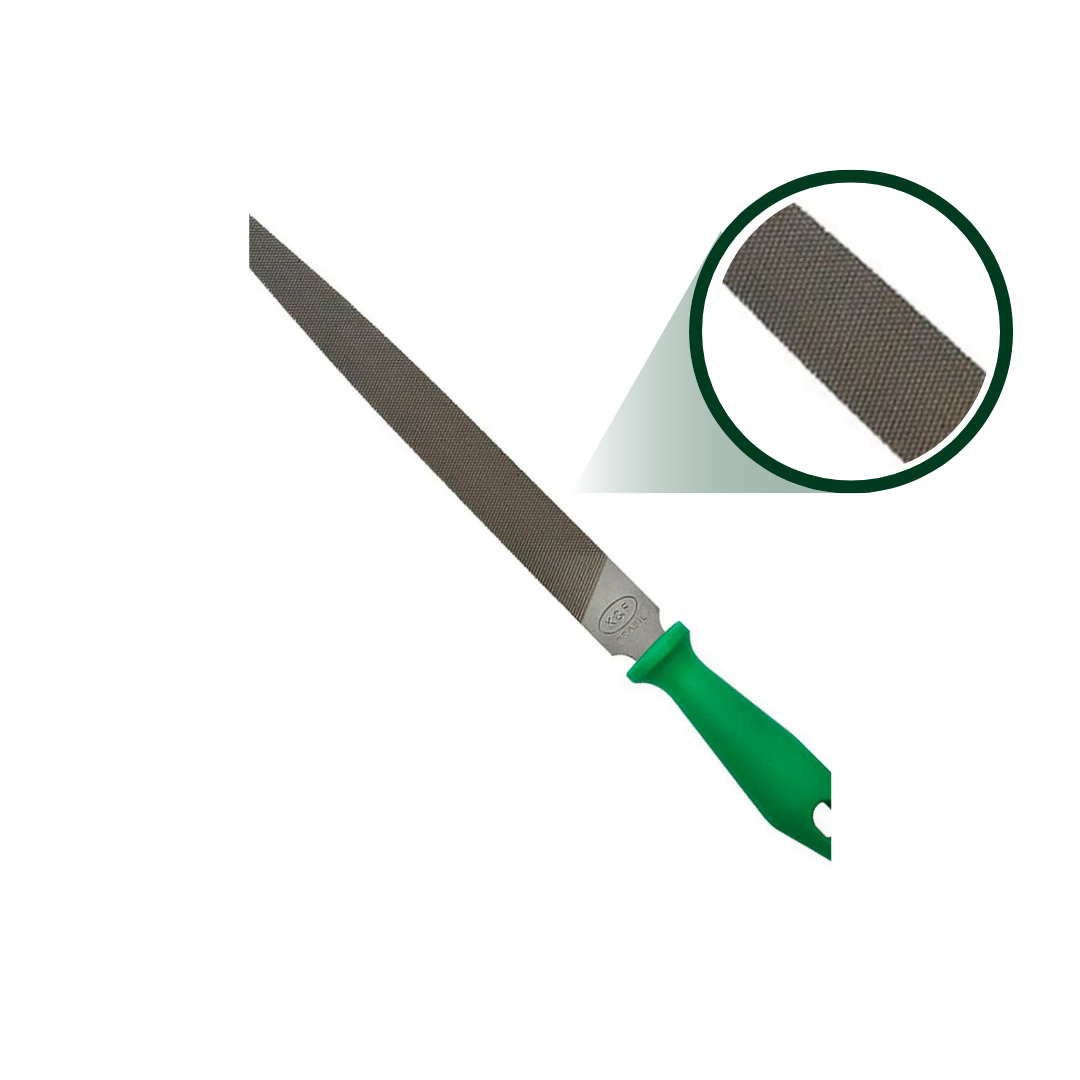 Lima Chata Kf 8 Polegadas Para Enxada E Facão Afiar Ferramentas Corte Manual Alta Resistência - Imagem 5