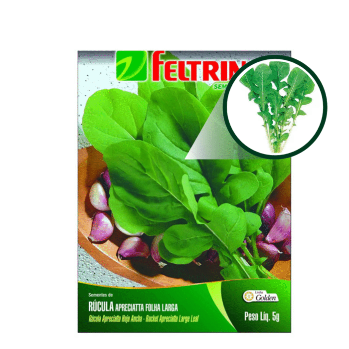 SEMENTE RUCULA APRECIATTA F. LARGA 50G FELTRIN - Imagem 2